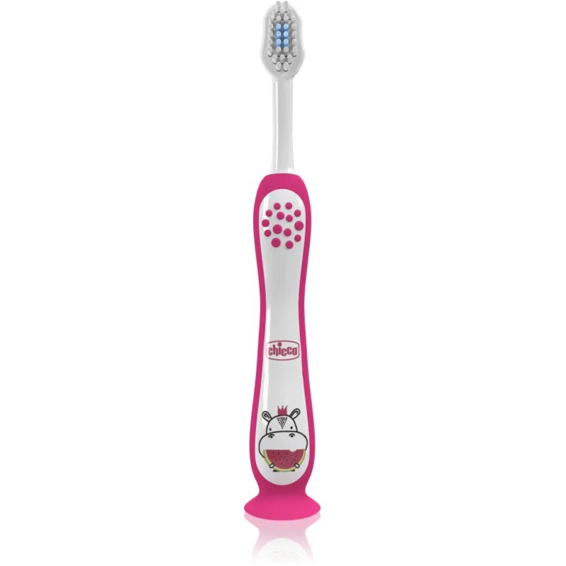 Chicco Toothbrush 3-6y+ fogkefe gyermekeknek Hippo 1 db