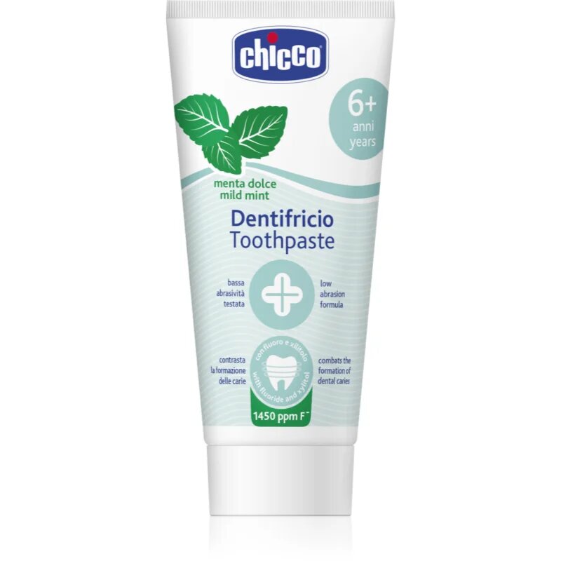 Chicco Toothpaste Mild Mint fogkrém gyermekeknek 6+ év 1 db