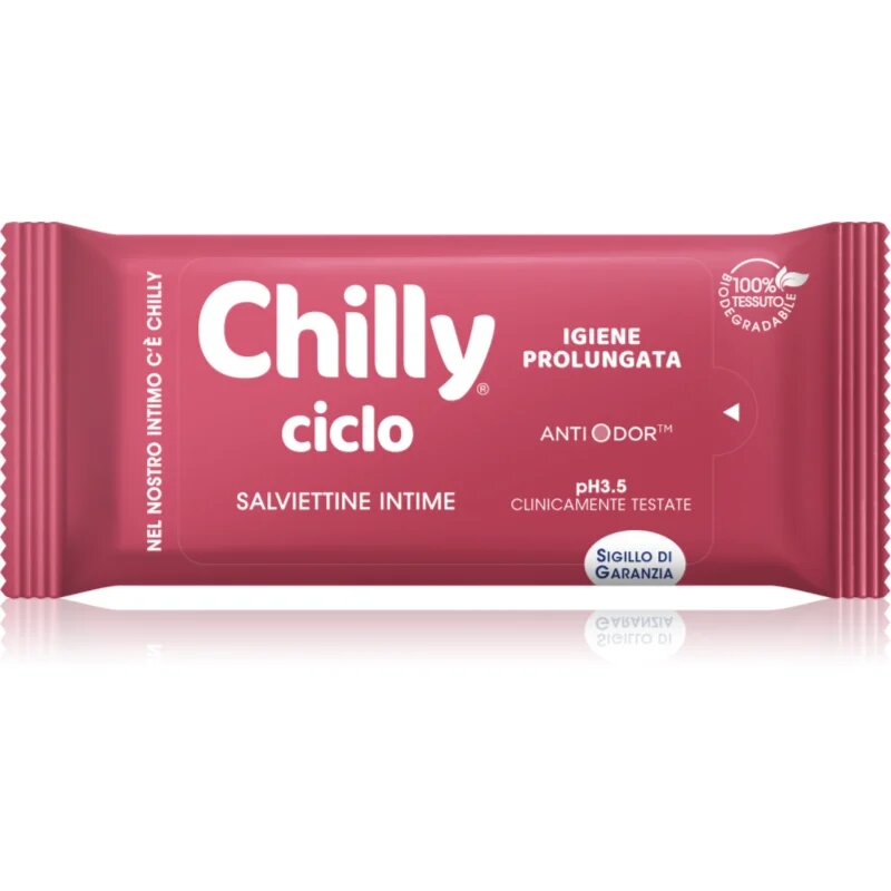 Chilly Ciclo Intimate Wipes papírtörlők az intim higiéniához 12 db