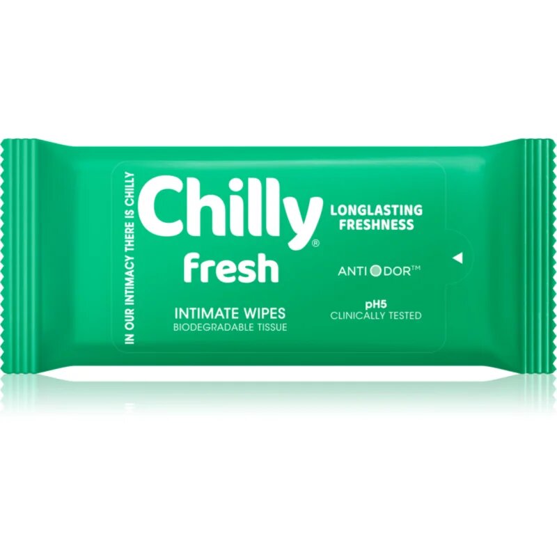 Chilly Fresh Intimate Wipes papírtörlők az intim higiéniához 12 db