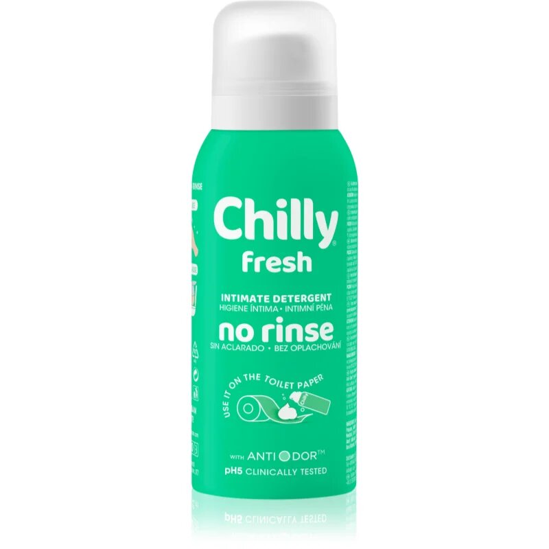 Chilly Fresh No Rinse frissítő tisztító hab intim higiéniára 100 ml