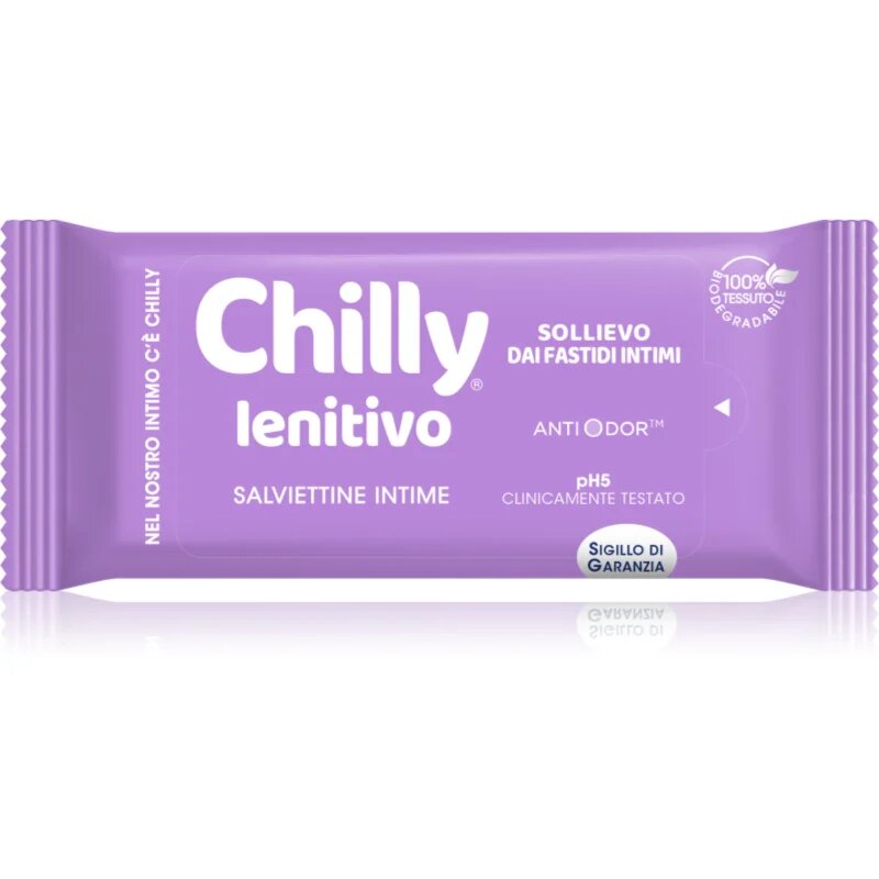 Chilly Soothing Intimate Wipes papírtörlők az intim higiéniához 12 db