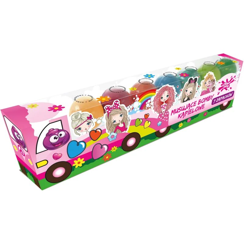 Chlapu Chlap Party Truck szénsavas fürdő golyók gyermekeknek 7x50 g