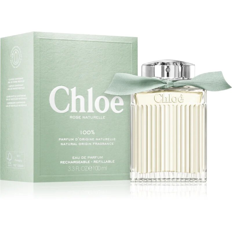 Chloé Rose Naturelle Eau de Parfum utántölthető hölgyeknek 100 ml