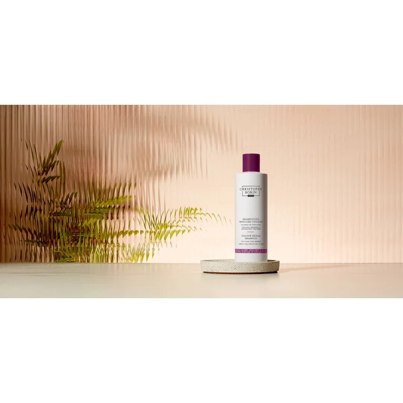 Christophe Robin Color Shield Shampoo with Camu-Camu Berries tápláló sampon festett vagy melírozott hajra 250 ml