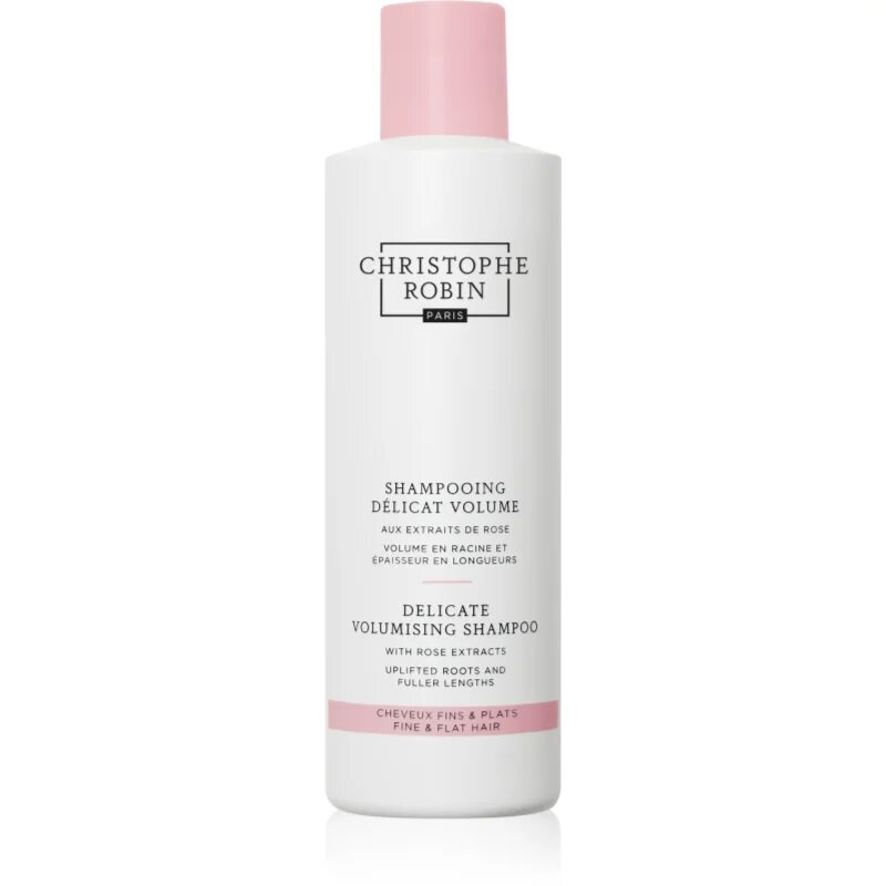 Christophe Robin Delicate Volumizing Shampoo sampon a dús hajért finom és lesimuló hajra 250 ml