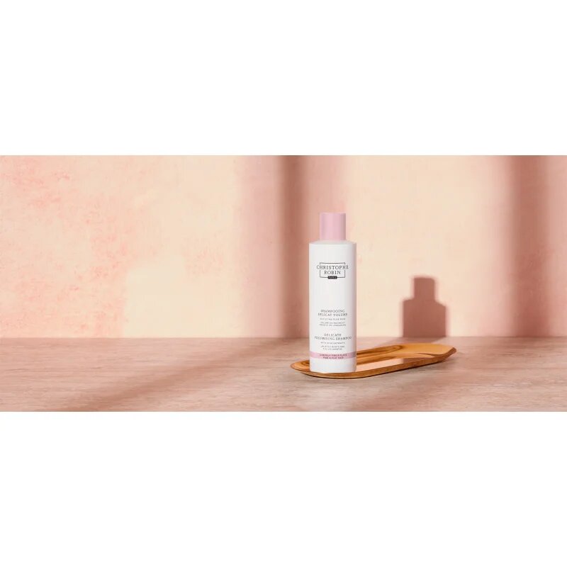 Christophe Robin Delicate Volumizing Shampoo sampon a dús hajért finom és lesimuló hajra 250 ml