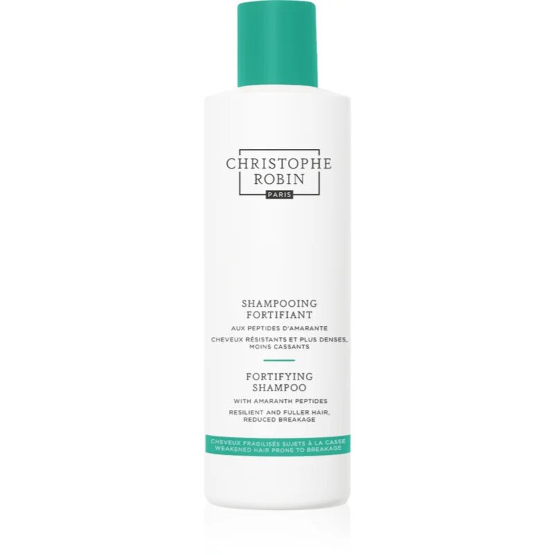 Christophe Robin Fortifying Shampoo with Amaranth Peptides extra finom sampon hajhullás ellen 250 ml