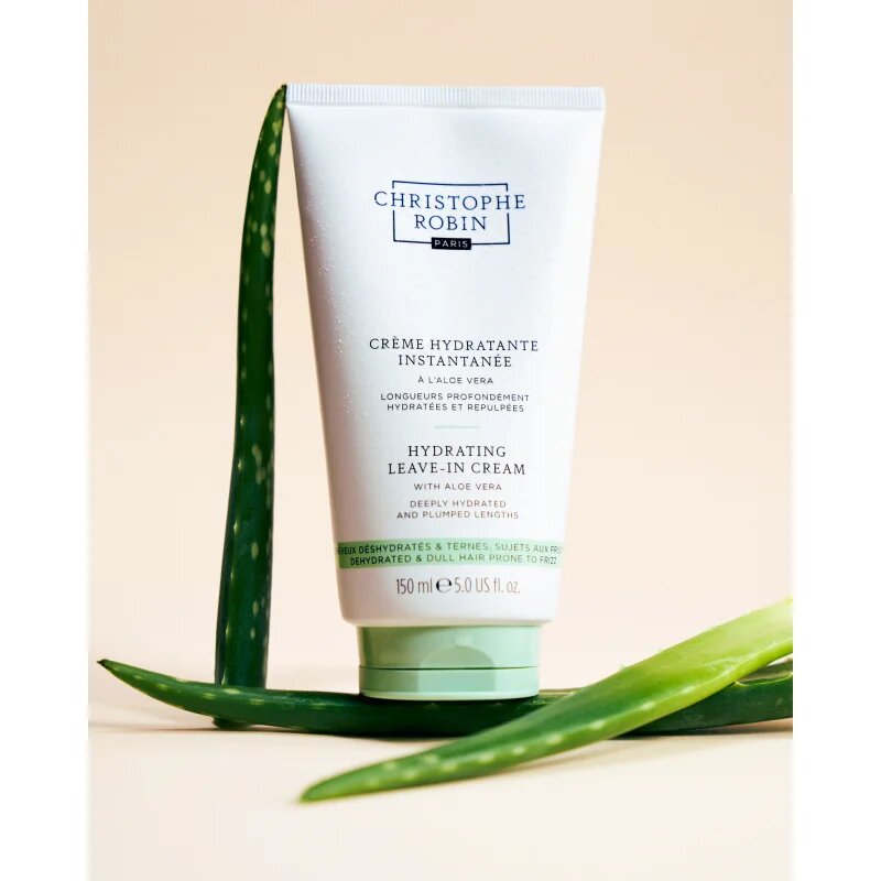 Christophe Robin Hydrating Leave in cream hajkrém a száraz és törékeny haj fényéért 150 ml