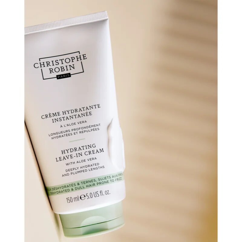 Christophe Robin Hydrating Leave in cream hajkrém a száraz és törékeny haj fényéért 150 ml