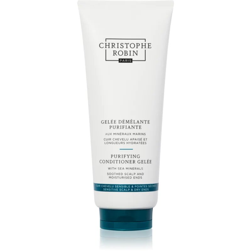Christophe Robin Purifying Conditioner Geleé with Sea Minerals géles kondicionáló a könnyű kifésülésért 200 ml