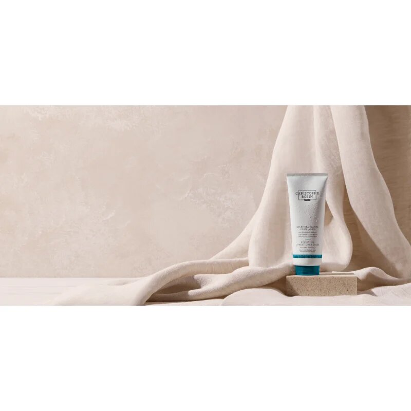 Christophe Robin Purifying Conditioner Geleé with Sea Minerals géles kondicionáló a könnyű kifésülésért 200 ml