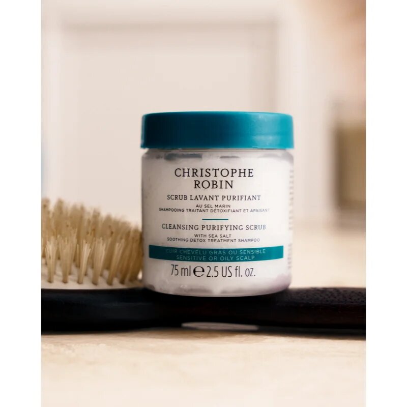 Christophe Robin Purifying Scrub mélytisztító peeling tengeri sóval 75 ml