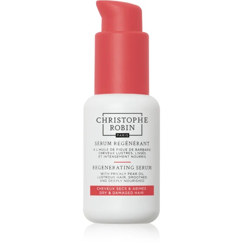 Christophe Robin Regenerating Serum regeneráló szérum száraz sérült vegyileg kezelt hajra 50 ml