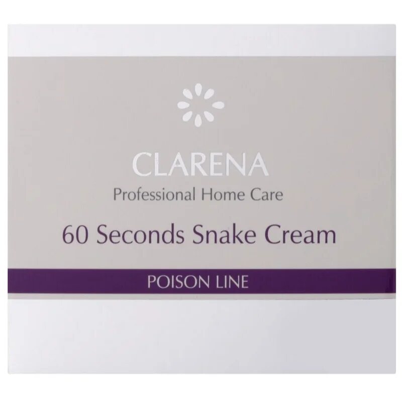 Clarena Poison Line liftinges krém ránctalanító hatással 50 ml