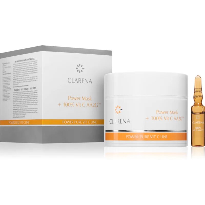 Clarena POwer Pure Vit. C Line tápláló maszk C vitamin 103 ml