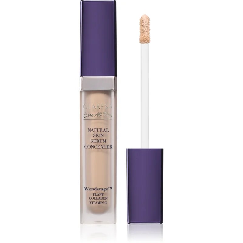 Claresa Care All Day Natural Skin Serum Concealer folyékony fedő korrektor árnyalat 1C Light Cool 7 ml