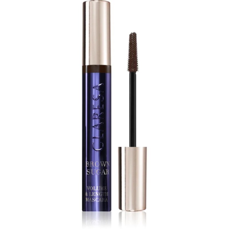 Claresa Paint It Volume & Lenght Mascara dúsító és hosszabbító szempillaspirál árnyalat 02 Brown Sugar 10 g