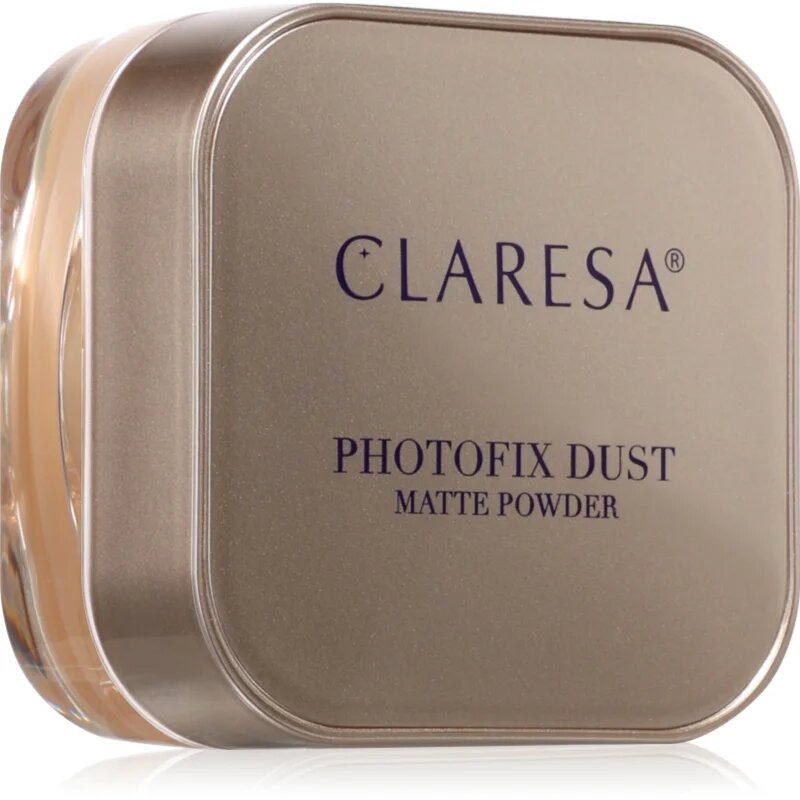 Claresa Photofix Dust Matte Powder mattító lágy púder a természetes fixálásért árnyalat Universal 8 g