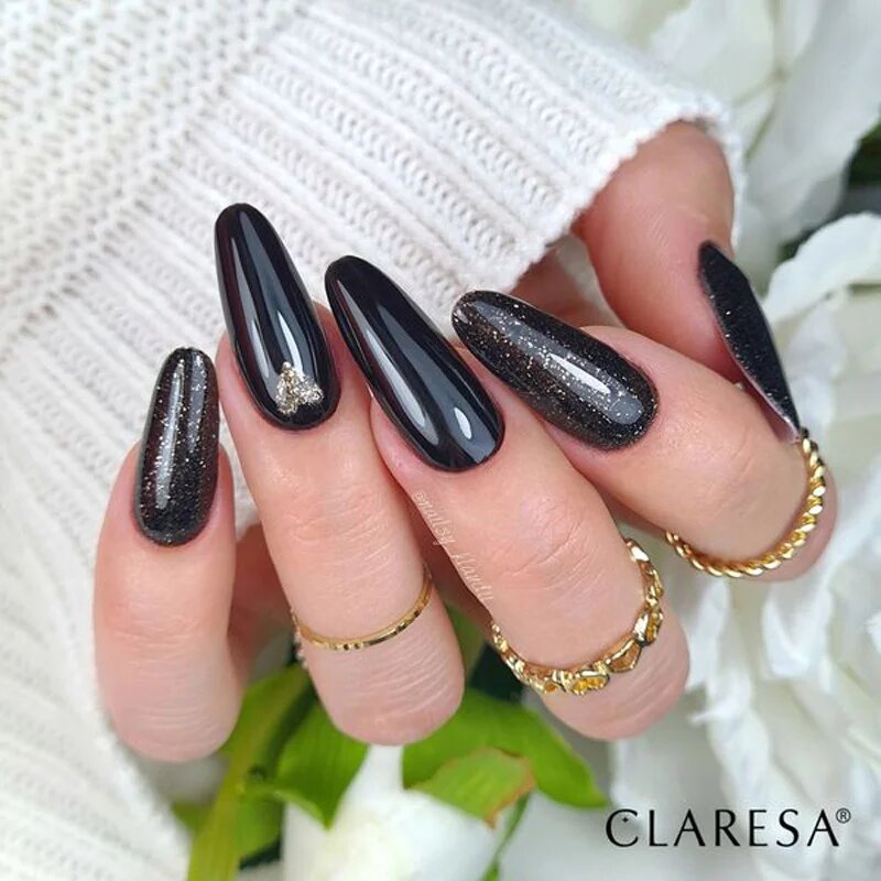 Claresa SoakOff UV/LED Color Black géles körömlakk árnyalat 900 5 g
