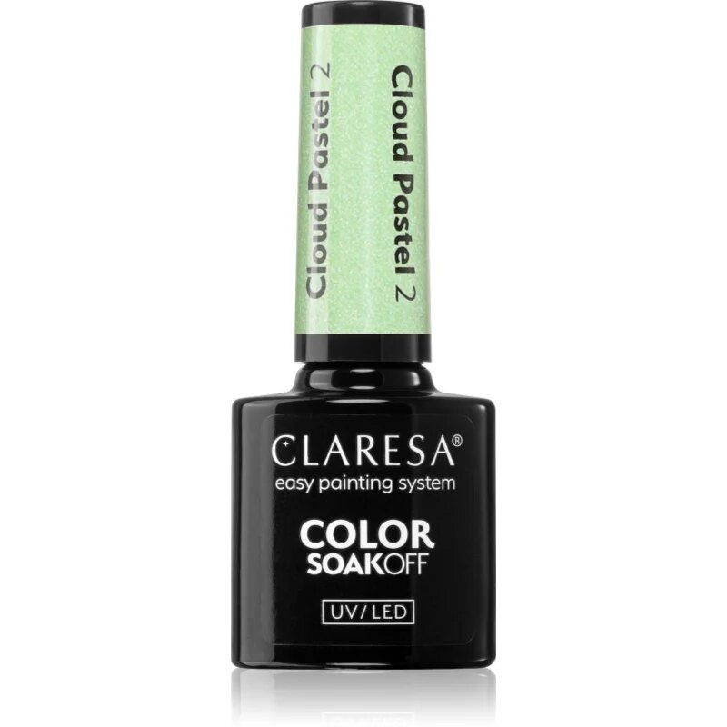 Claresa SoakOff UV/LED Color Cloud Pastel gél körömlakk UV / LED-es lámpákhoz árnyalat 2 5 g