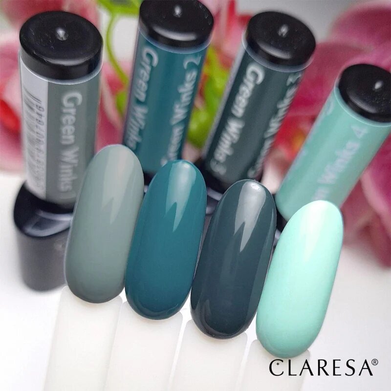 Claresa SoakOff UV/LED Color Green Winks géles körömlakk árnyalat 2 5 g