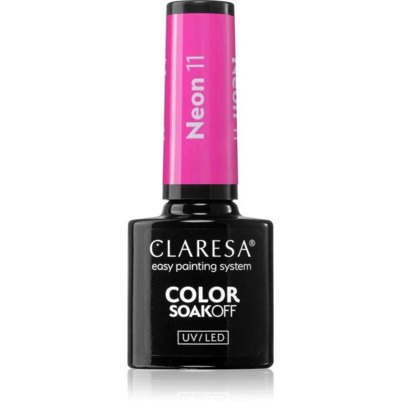 Claresa SoakOff UV/LED Color Neon géles körömlakk árnyalat 11 5 g