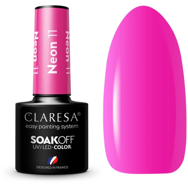 Claresa SoakOff UV/LED Color Neon géles körömlakk árnyalat 11 5 g