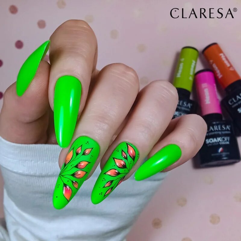 Claresa SoakOff UV/LED Color Neon géles körömlakk árnyalat 4 5 g
