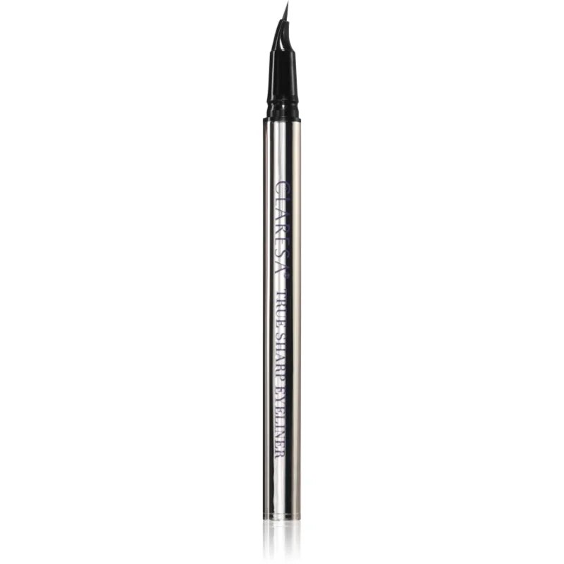 Claresa True Sharp Eyeliner ultra-fekete szemhéjtus a hosszan tartó hatásért árnyalat 01 Black 0.5 ml