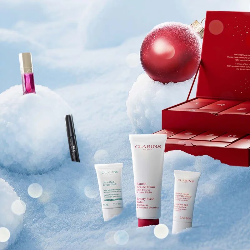 Clarins Advent Calendar 12 Holiday Season ádventi naptár