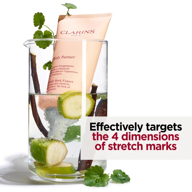 Clarins Body Partner Stretch Mark Expert nyugtató testápoló krém a striák megelőzésére és csökkentésére 175 ml