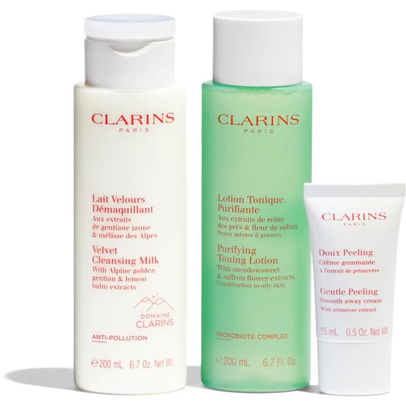 Clarins Cleansing Essentials Combination Skin ajándékszett kombinált bőrre