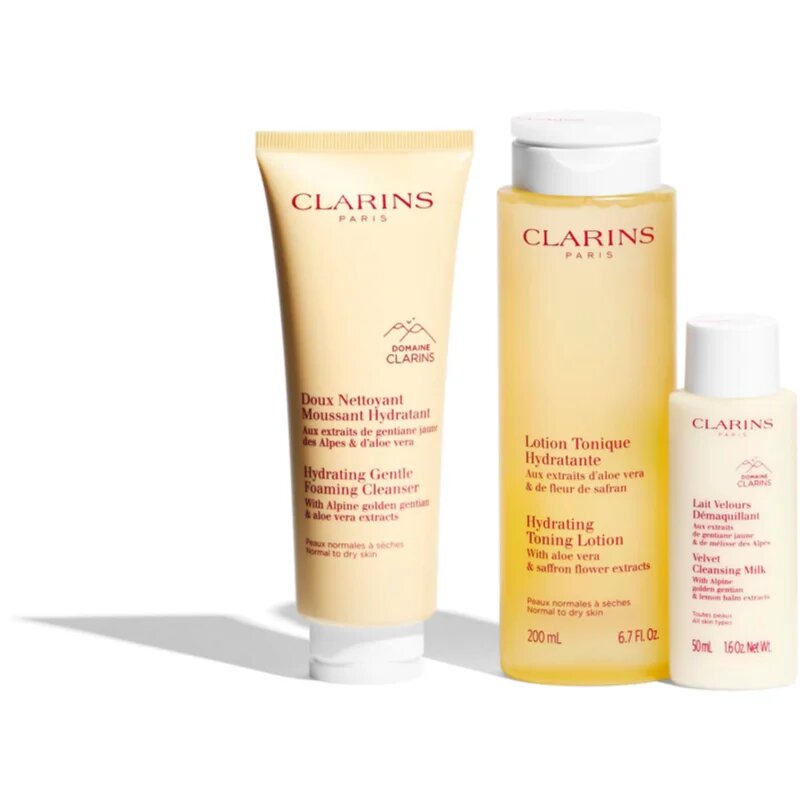 Clarins Cleansing Essentials Normal Skin ajándékszett normál bőrre