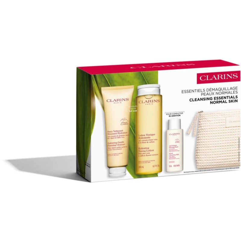Clarins Cleansing Essentials Normal Skin ajándékszett normál bőrre