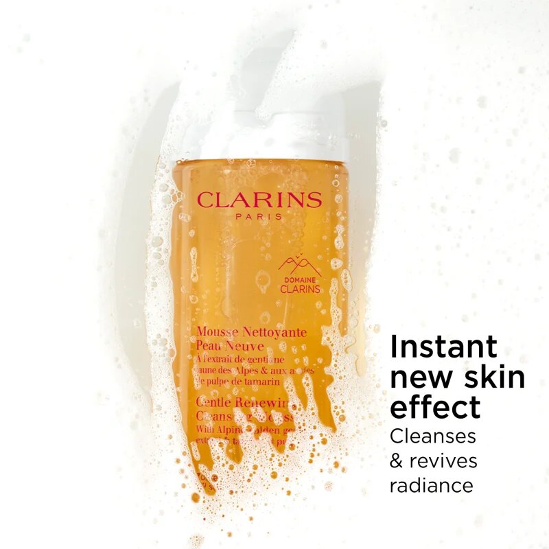 Clarins Cleansing Gentle Renewing Cleansing Mousse finoman tisztító hab minden bőrtípusra 150 ml