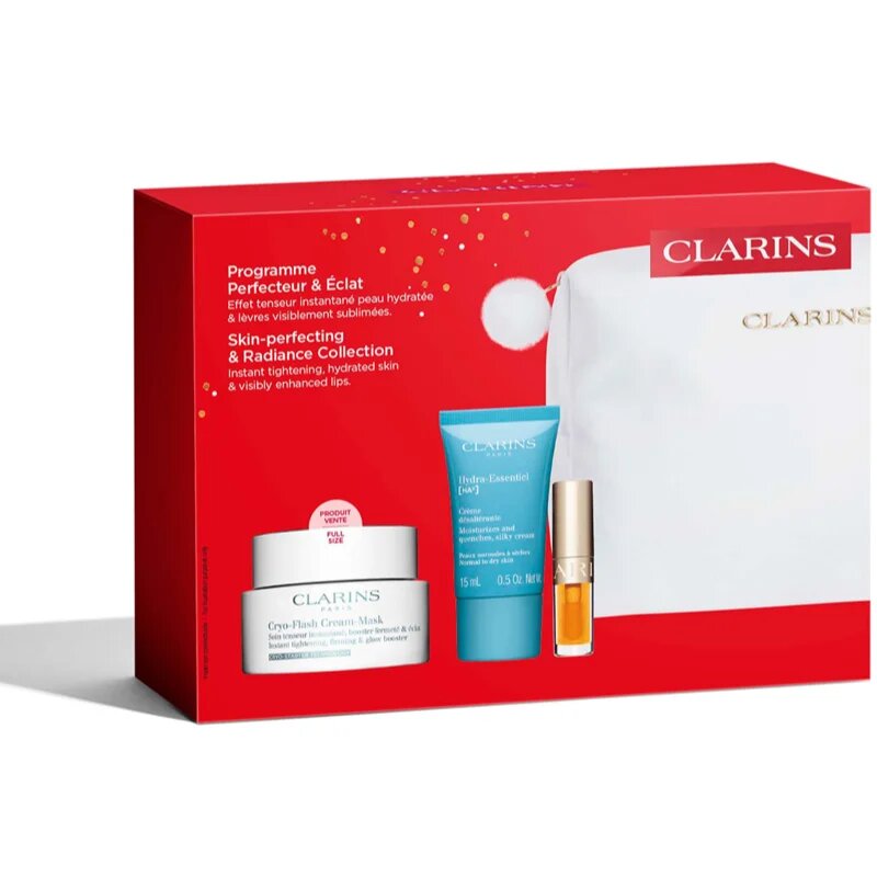 Clarins Cryo-Flash Mask Holiday Season ajándékszett