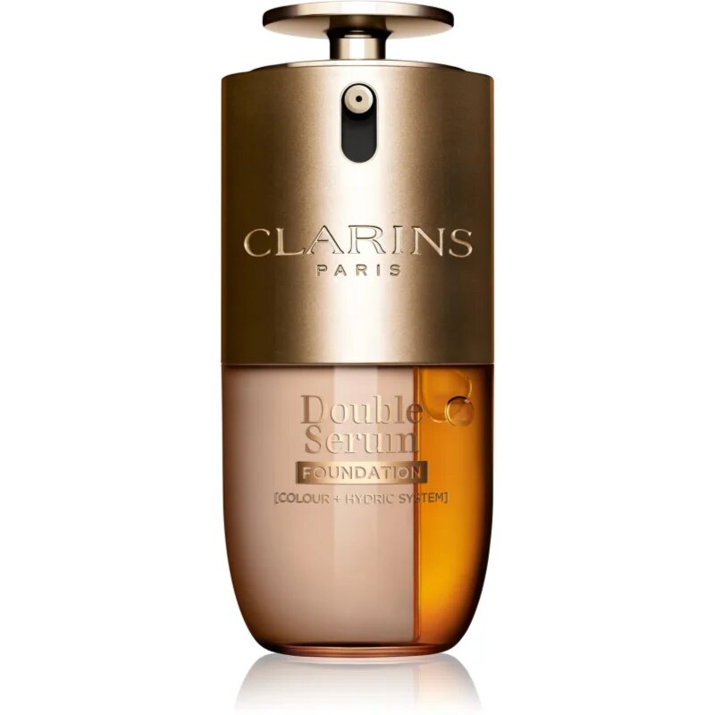 Clarins Double Serum Foundation öregedésgátló ragyogást adó alapozó árnyalat L3N 30 ml
