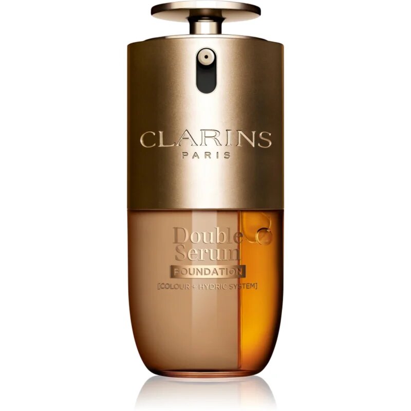 Clarins Double Serum Foundation öregedésgátló ragyogást adó alapozó árnyalat M3W 30 ml