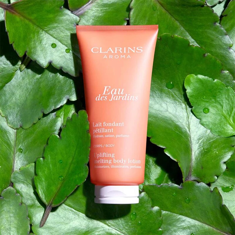 Clarins Eau Des Jardins Uplifting Body Lotion hidratáló testápoló tej 200 ml