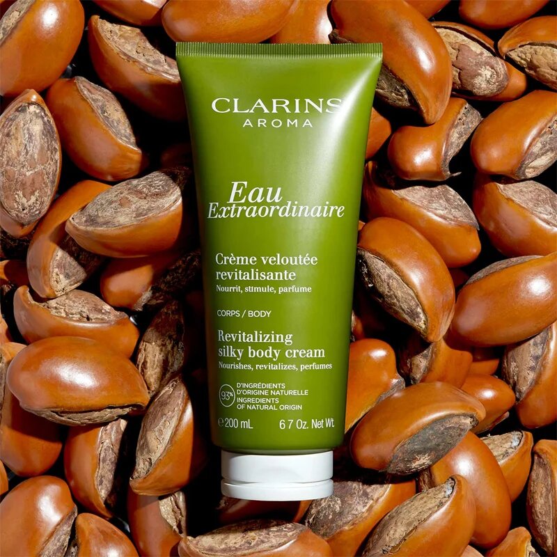 Clarins Eau Extraordinaire Revitalizing Silky Body Cream revitalizáló krém testre 200 ml
