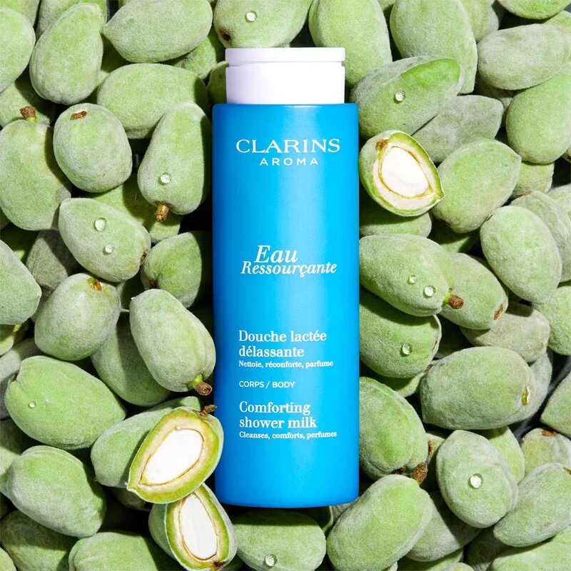 Clarins Eau Ressourcante Comforting Shower Milk fürdőtej illatosított 200 ml