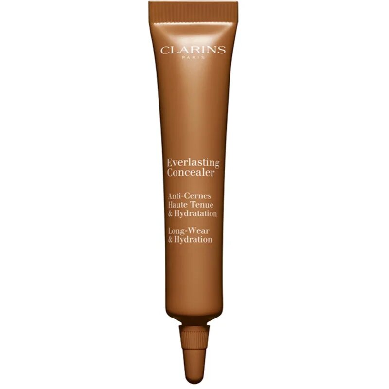 Clarins Everlasting Concealer Long-Wear & Hydration hidratáló korrektor sötét karikákra árnyalat 04 deep 12 ml