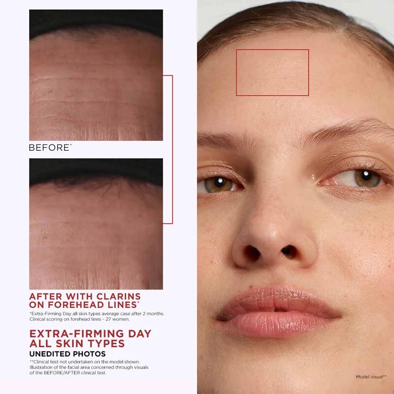 Clarins Extra-Firming Day Cream ránctalanító nappali lifting krém minden bőrtípusra 50 ml
