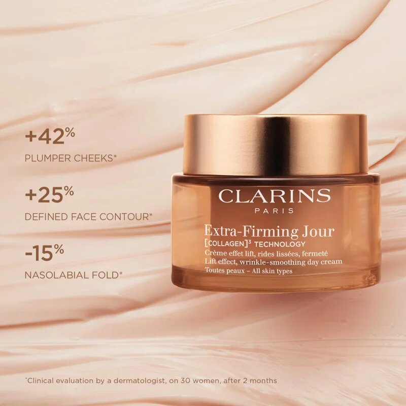 Clarins Extra-Firming Day Cream Refill ránctalanító nappali lifting krém minden bőrtípusra refill 50 ml