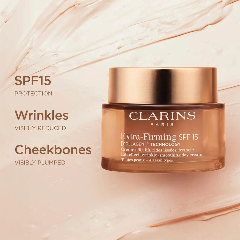 Clarins Extra-Firming Day Cream SPF15 ránctalanító nappali lifting krém SPF 15 50 ml