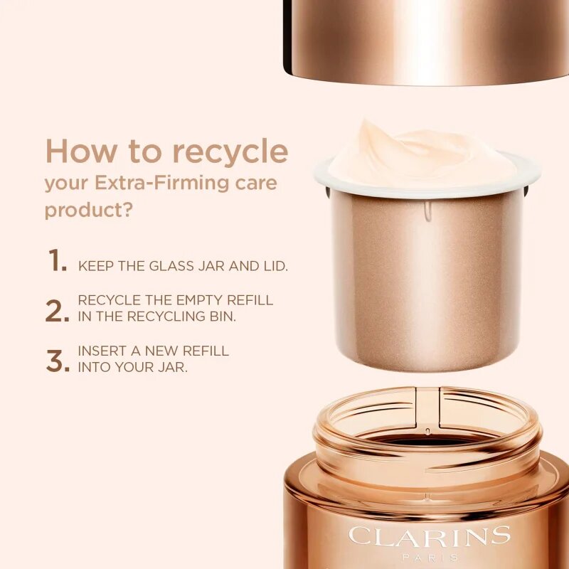 Clarins Extra-Firming Night Cream Refill éjszakai liftinges krém ráncok ellen minden bőrtípusra refill 50 ml