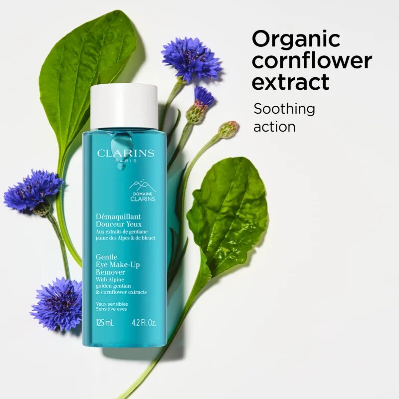 Clarins Gentle Eye Make-Up Remover szemhéjfesték eltávolító érzékeny szemre 125 ml