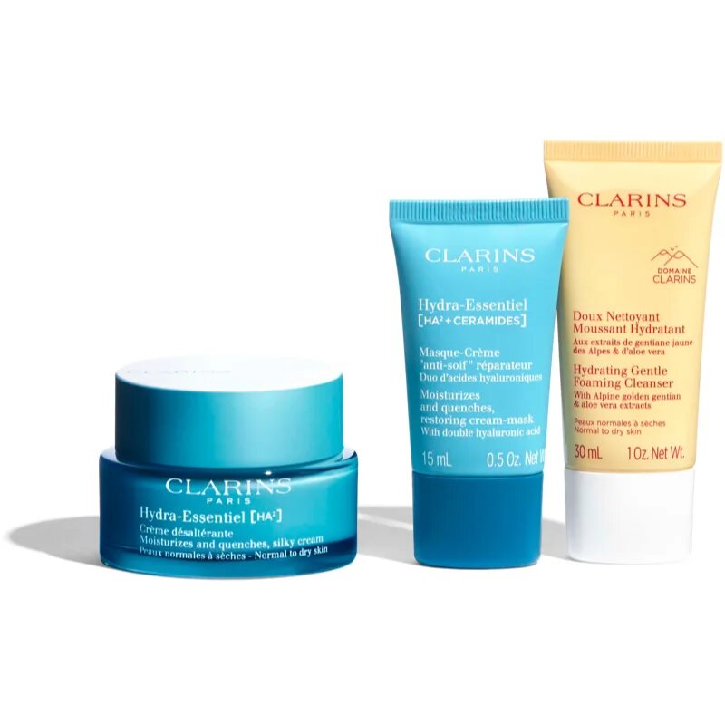 Clarins Hydra-Essentiel [HA²] Collection ajándékszett minden bőrtípusra