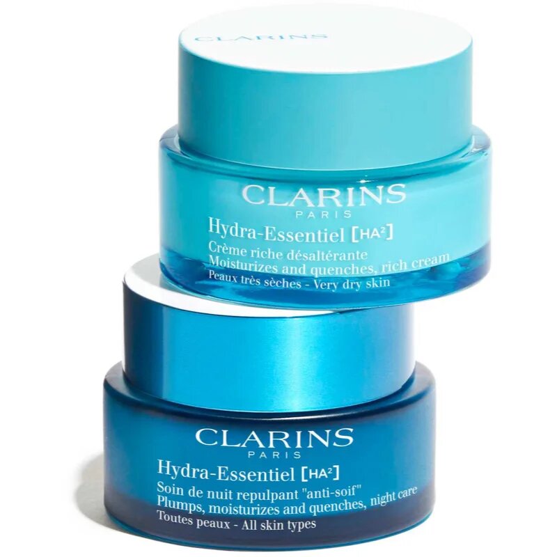 Clarins Hydra-Essentiel [HA²] Rich Cream gazdag hidratáló krém nagyon száraz bőrre 50 ml